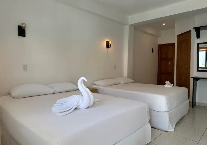 Habitación en Calma Chicha Rooms Playa del Carmen - Cuadruple Armonia